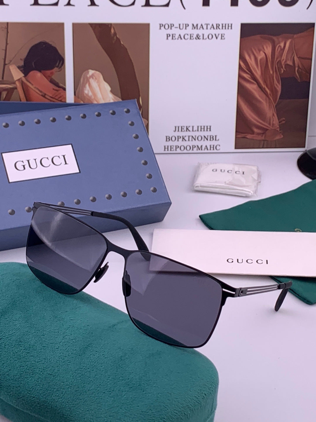 Gucci G7710 Fashion Gold Lens Sunglasses for Men & Women - 382079 - detail image 2