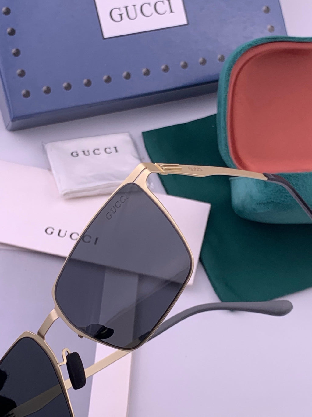 Gucci G9881 Fashion Gold Lens Sunglasses for Men & Women - 382080 - detail image 4