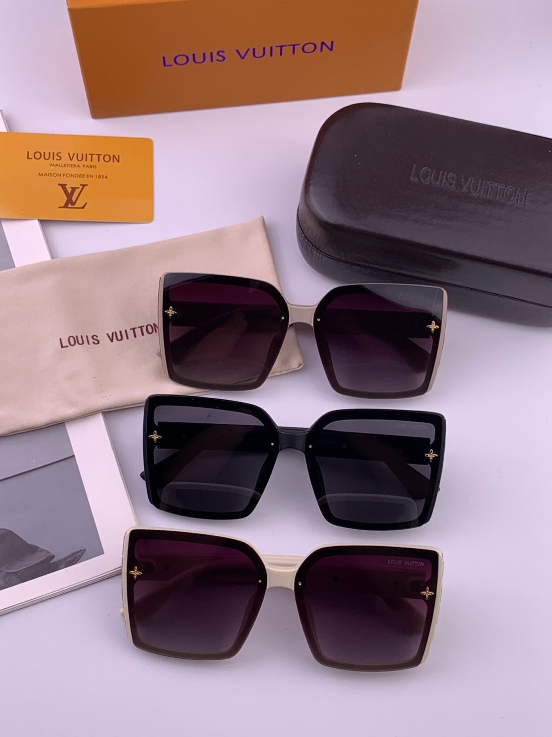 Louis Vuitton Fashion Gold Lens Sunglasses for Men & Women - 381846 - detail image 7