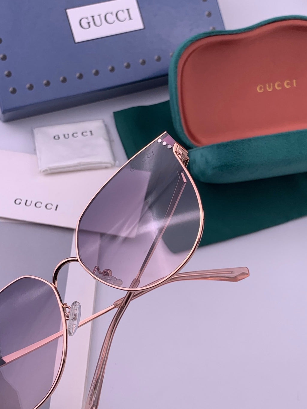 Gucci G3660 Fashion Red Lens Sunglasses for Men & Women - 382038 - detail image 5