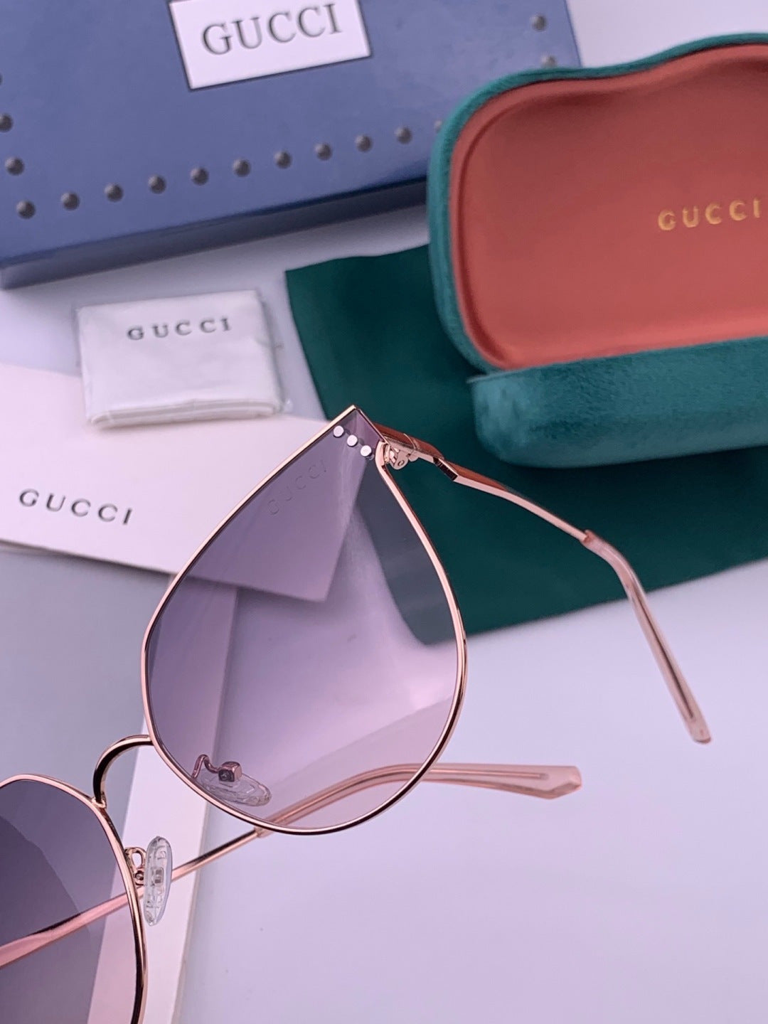Gucci G3660 Fashion Red Lens Sunglasses for Men & Women - 382038 - detail image 3