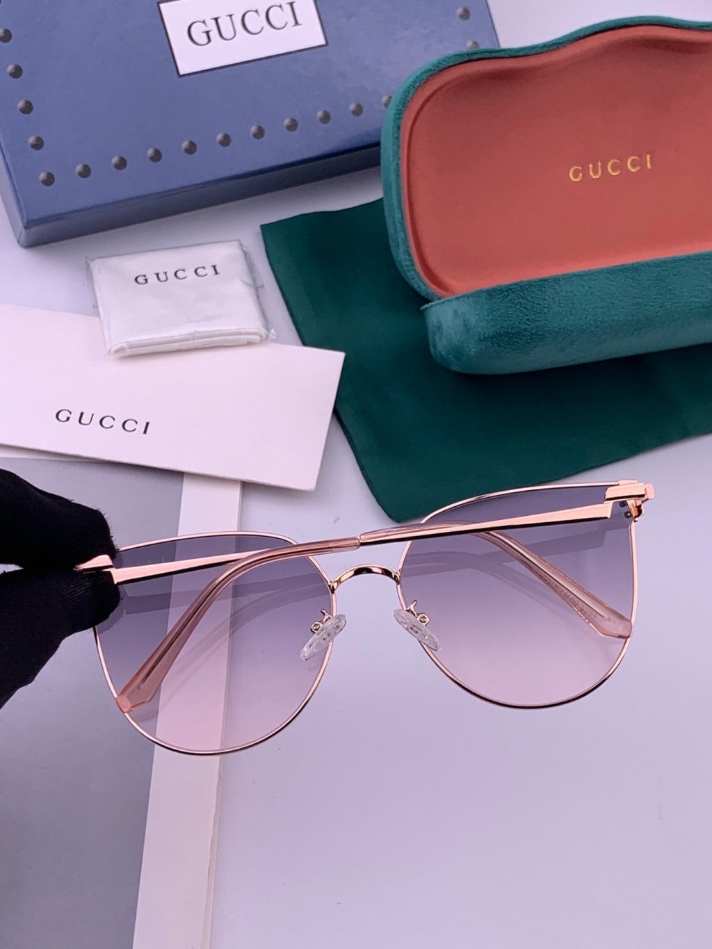 Gucci G3660 Fashion Red Lens Sunglasses for Men & Women - 382038 - detail image 4