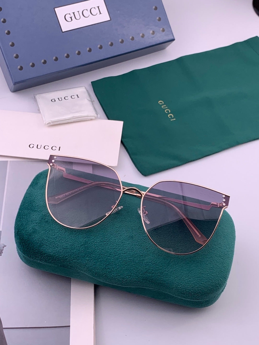 Gucci G3660 Fashion Red Lens Sunglasses for Men & Women - 382038 - detail image 7