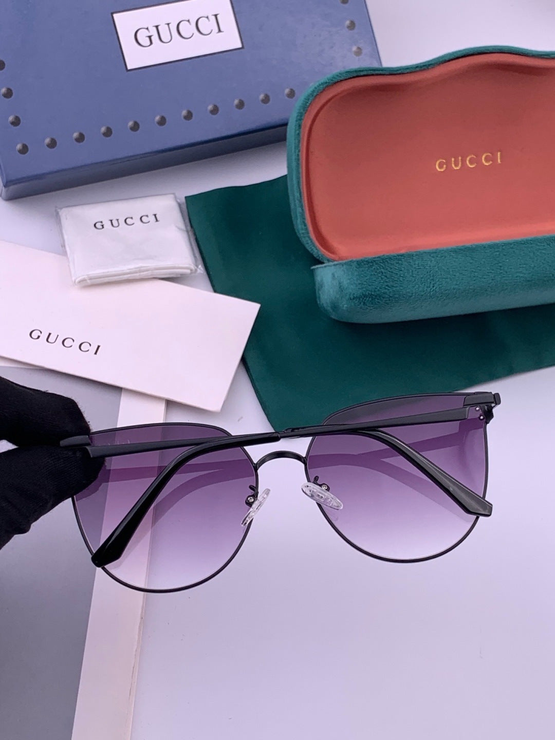 Gucci G3660 Fashion Red Lens Sunglasses for Men & Women - 382040 - detail image 5