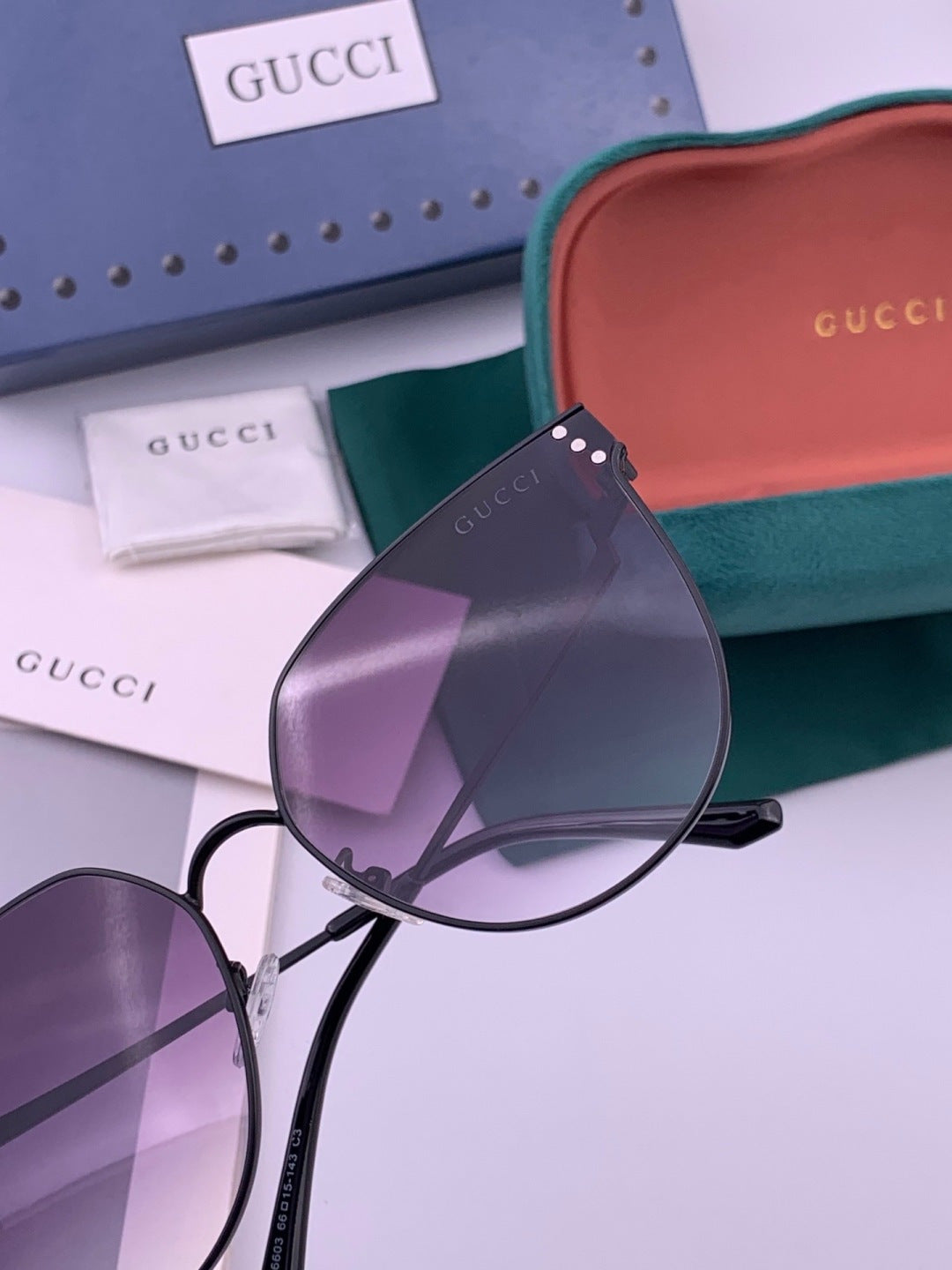Gucci G3660 Fashion Red Lens Sunglasses for Men & Women - 382041 - detail image 4
