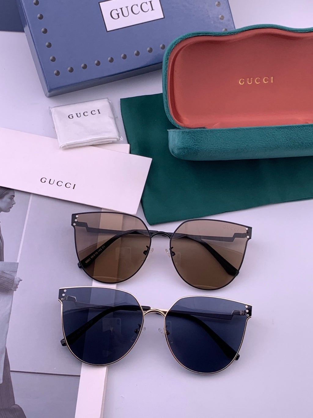 Gucci G3660 Fashion Gold Lens Sunglasses for Men & Women - 382042 - detail image 7
