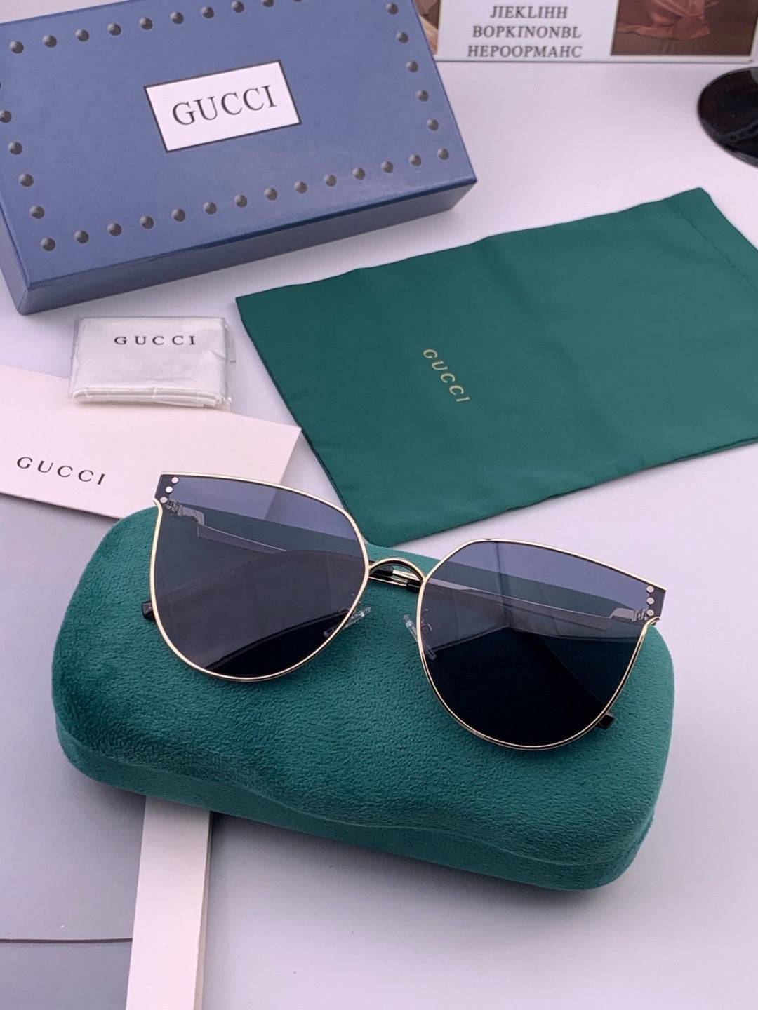 Gucci G3660 Fashion Red Lens Sunglasses for Men & Women - 382043 - detail image 5