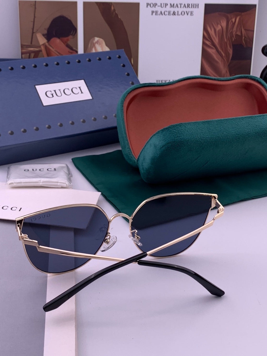 Gucci G3660 Fashion Red Lens Sunglasses for Men & Women - 382043 - detail image 4