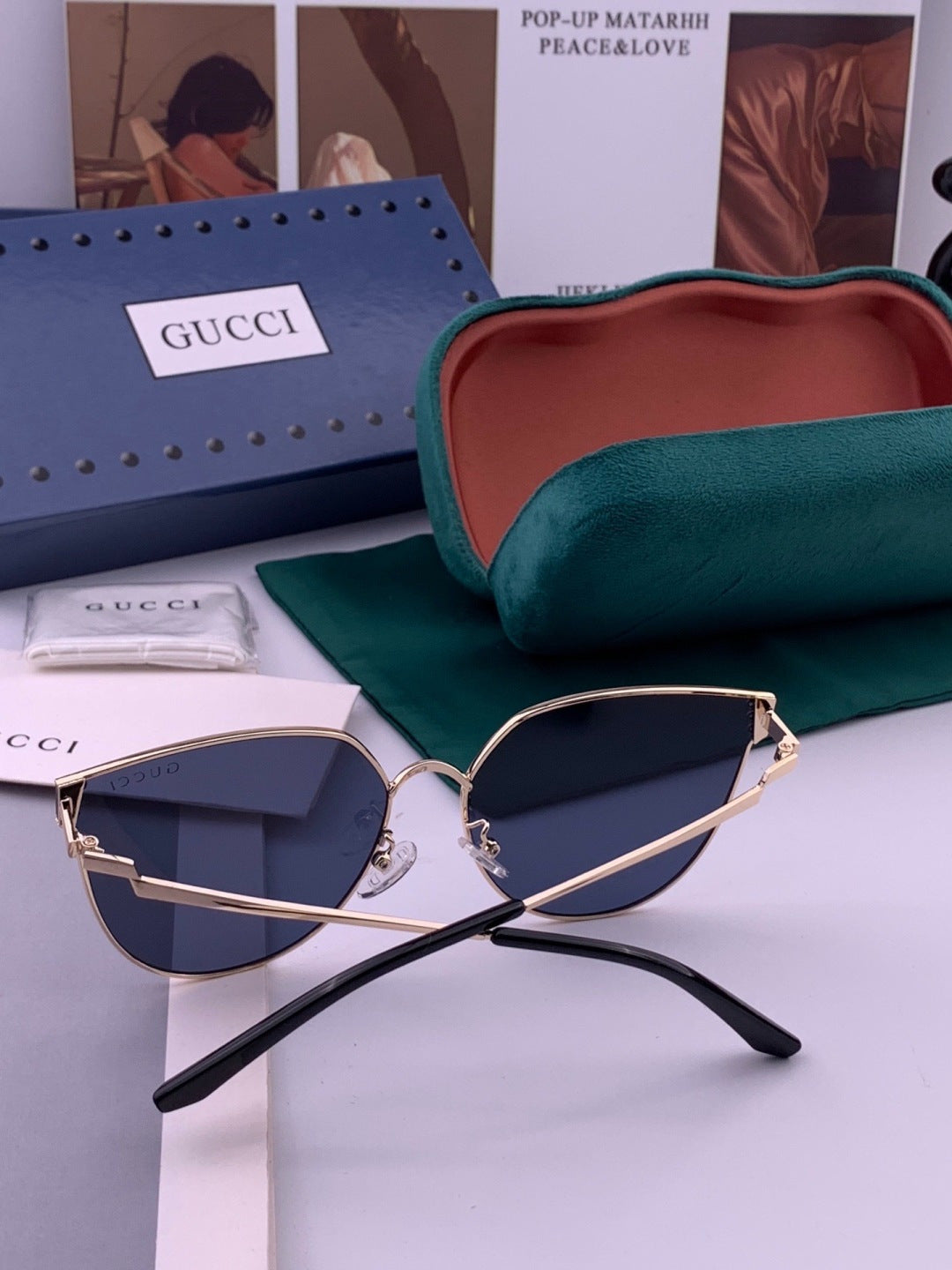 Gucci G3660 Fashion Red Lens Sunglasses for Men & Women - 382043 - detail image 4