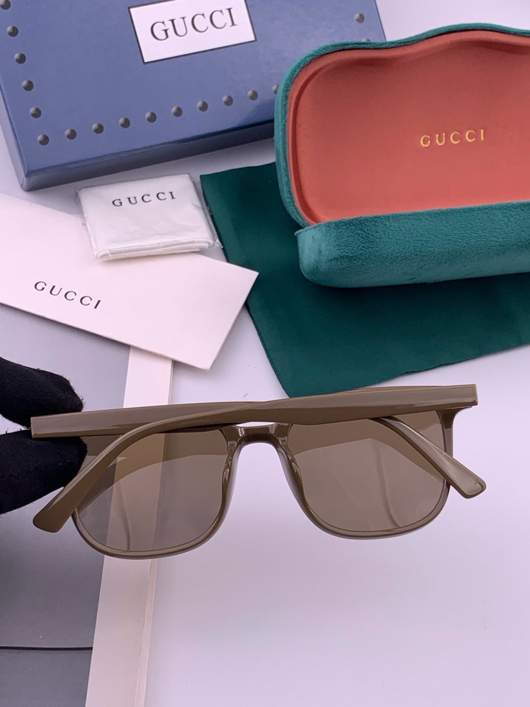 Gucci G62040 Polarized Square Black Lens Sunglasses for Men & Women - 382002 - detail image 5