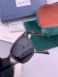 Gucci G12040 Polarized Square Black Lens Sunglasses for Men & Women - 382004