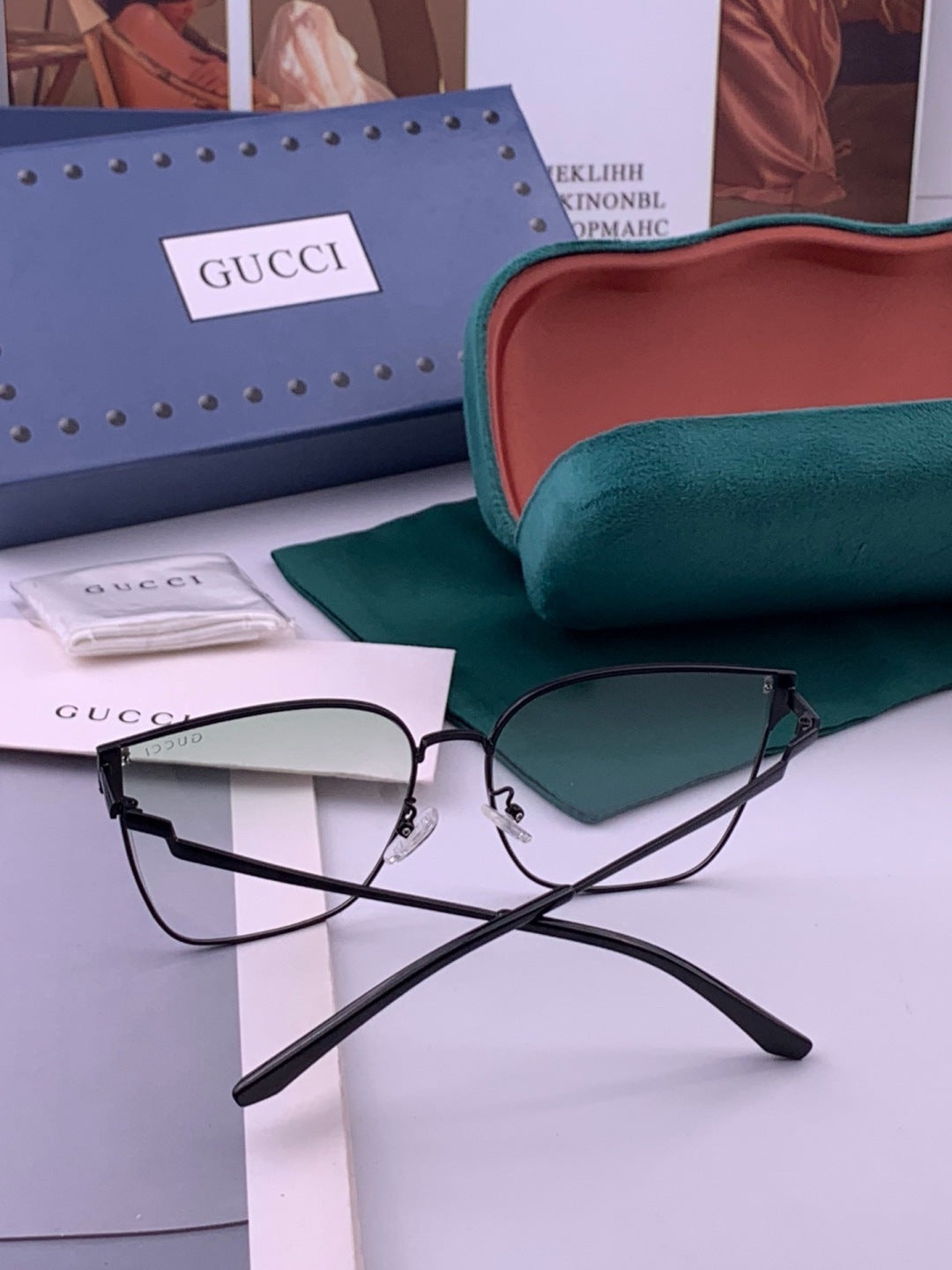 Gucci G2660 Fashion Gold Lens Sunglasses for Men & Women - 382010 - detail image 6
