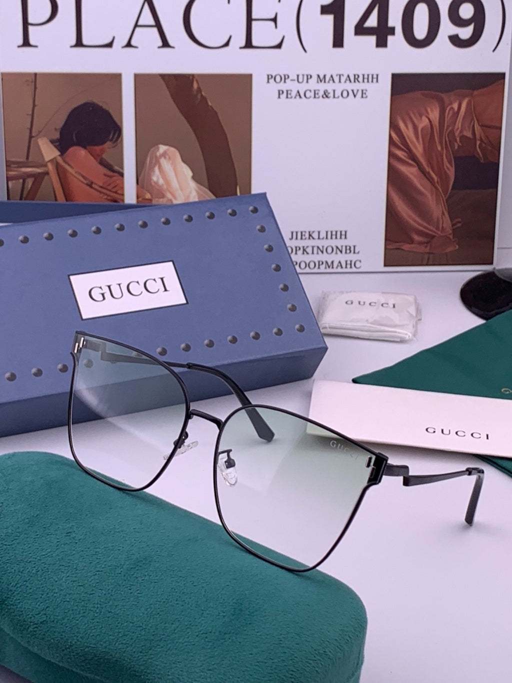 Gucci G2660 Fashion Gold Lens Sunglasses for Men & Women - 382010 - detail image 2