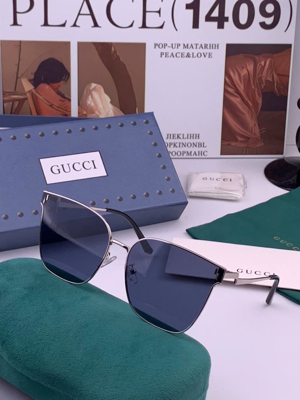 Gucci G2660 Fashion Gold Lens Sunglasses for Men & Women - 382013 - detail image 2