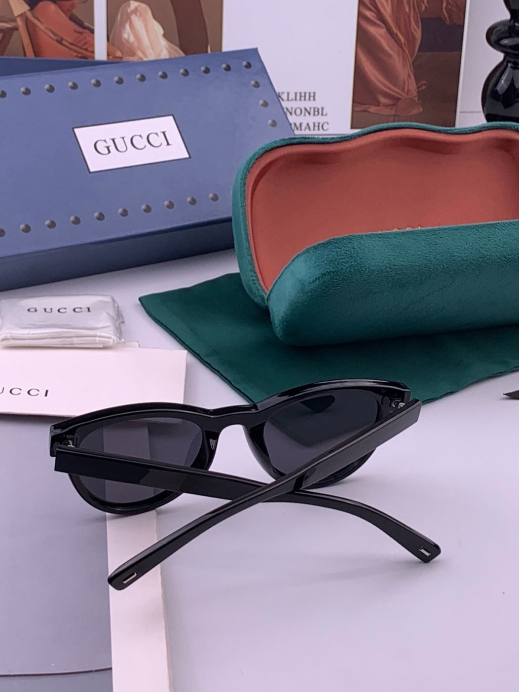 Gucci G868 Polarized Fashion Gold Lens Sunglasses for Men & Women - 382016 - detail image 7