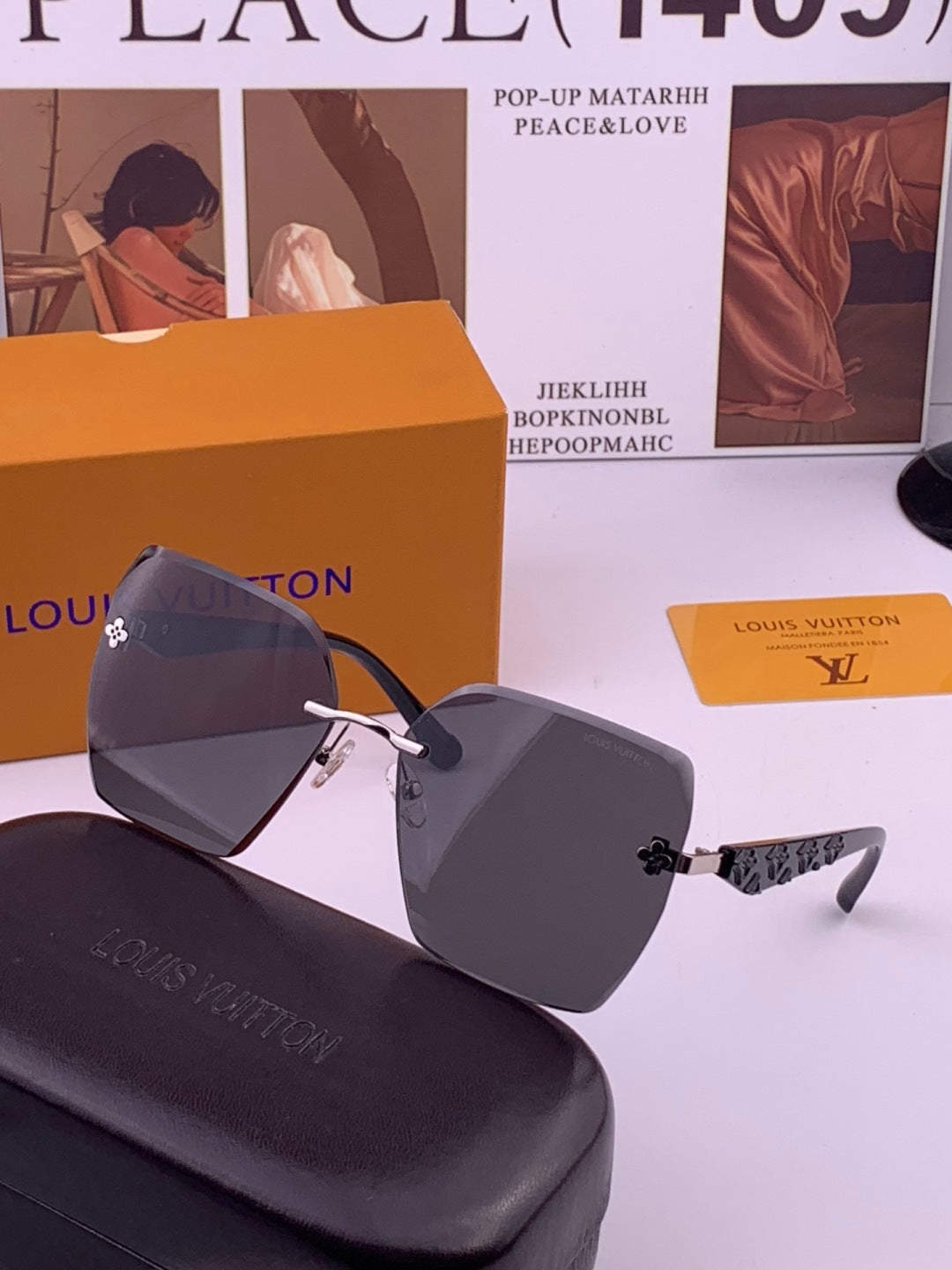 Louis Vuitton L8612 Square Gold Lens Sunglasses for Men & Women - 381826 - detail image 2
