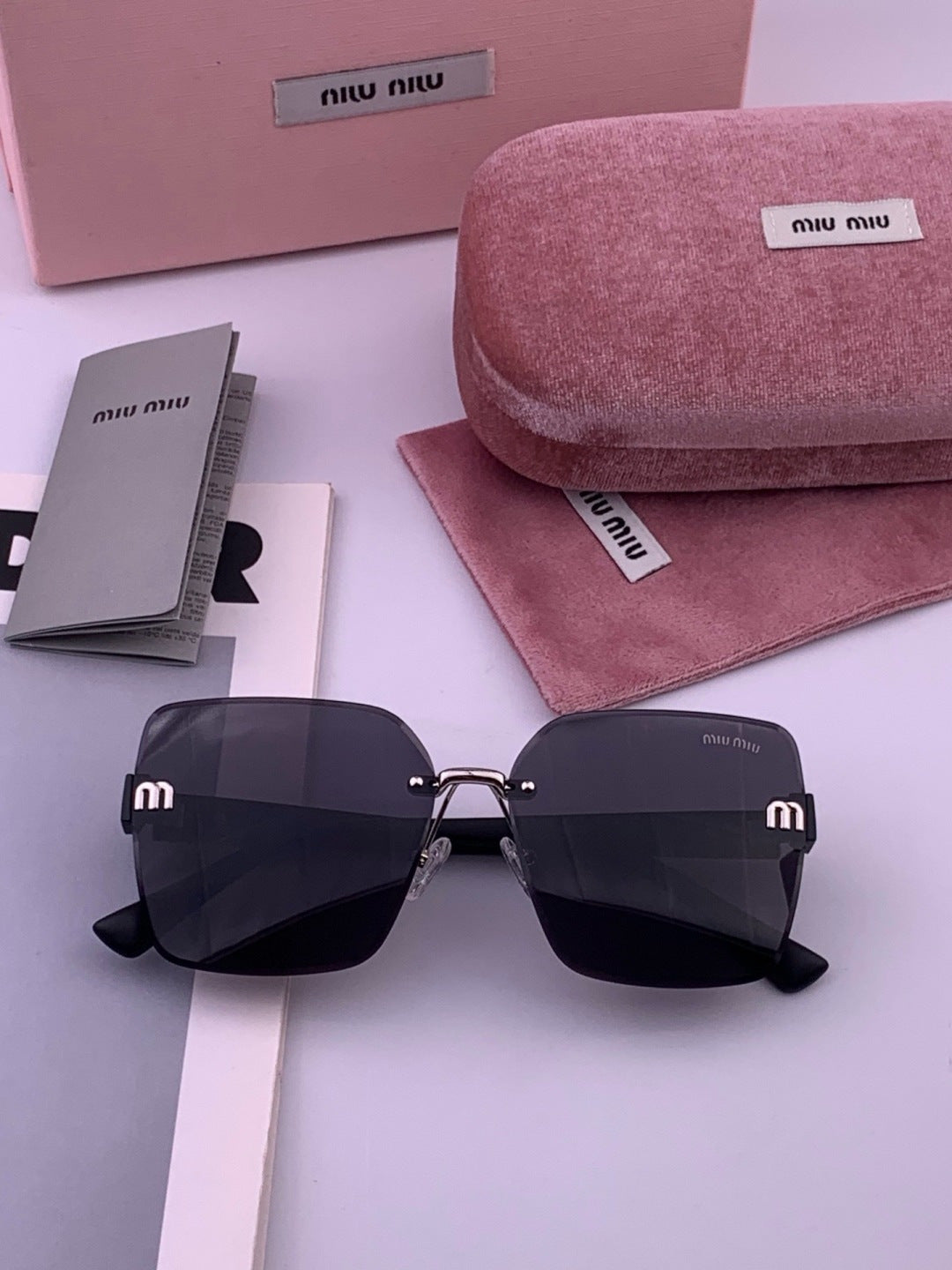 Miu Miu M7550 Fashion Brown Lens Sunglasses for Men & Women - 383028 - detail image 5