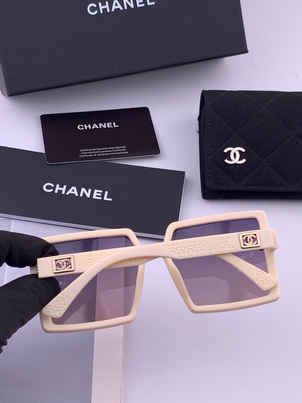 Chanel CH5250 Polarized Square Brown Lens Sunglasses for Women - 382247 - detail image 7