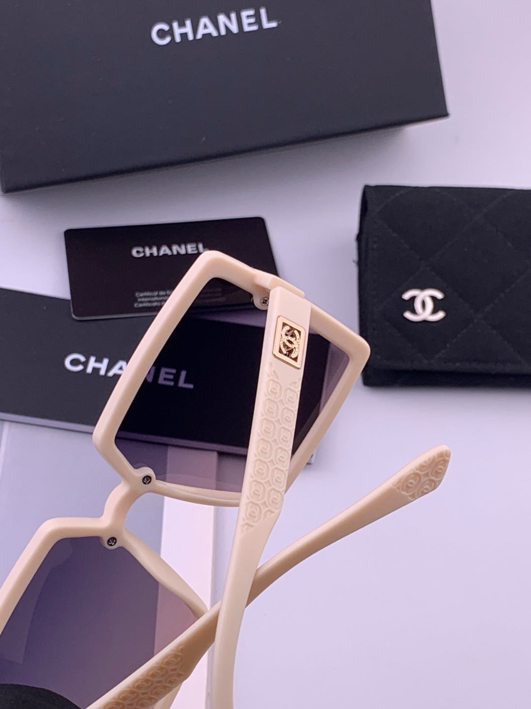 Chanel CH5250 Polarized Square Brown Lens Sunglasses for Women - 382247 - detail image 5