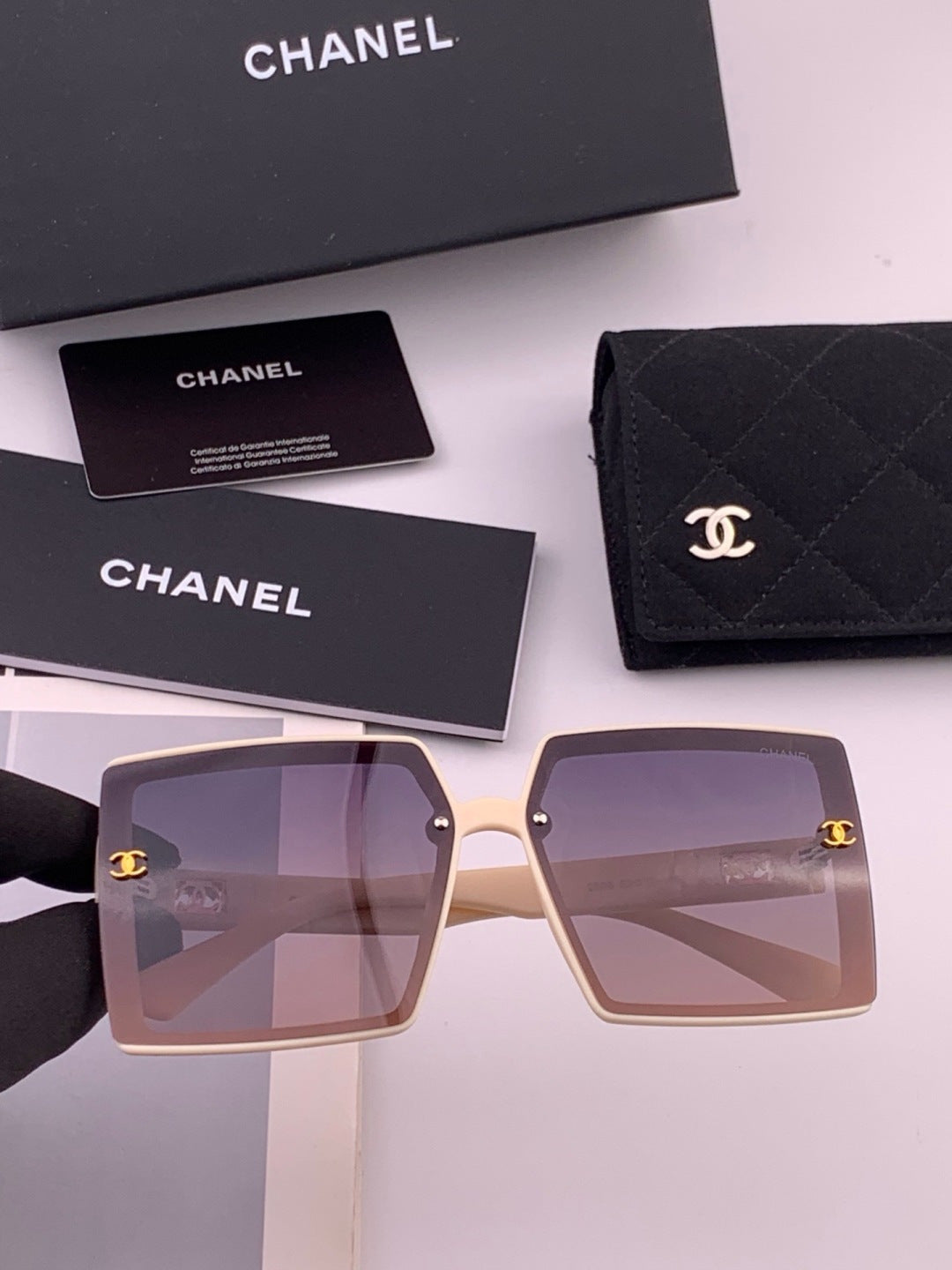 Chanel CH5250 Polarized Square Brown Lens Sunglasses for Women - 382247