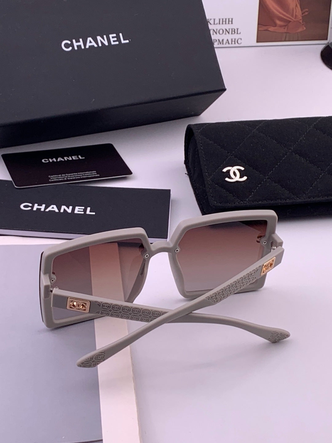 Chanel CH5250 Polarized Square Brown Lens Sunglasses for Women - 382248 - detail image 5