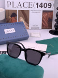 Gucci G4613 Polarized Square Black Lens Sunglasses for Women - 382023