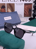 Gucci G17726 Round Black Lens Sunglasses for Men & Women - 382024