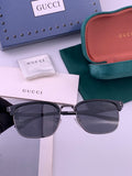 Gucci G5384 Polarized Square Gold Lens Sunglasses for Women - 381994
