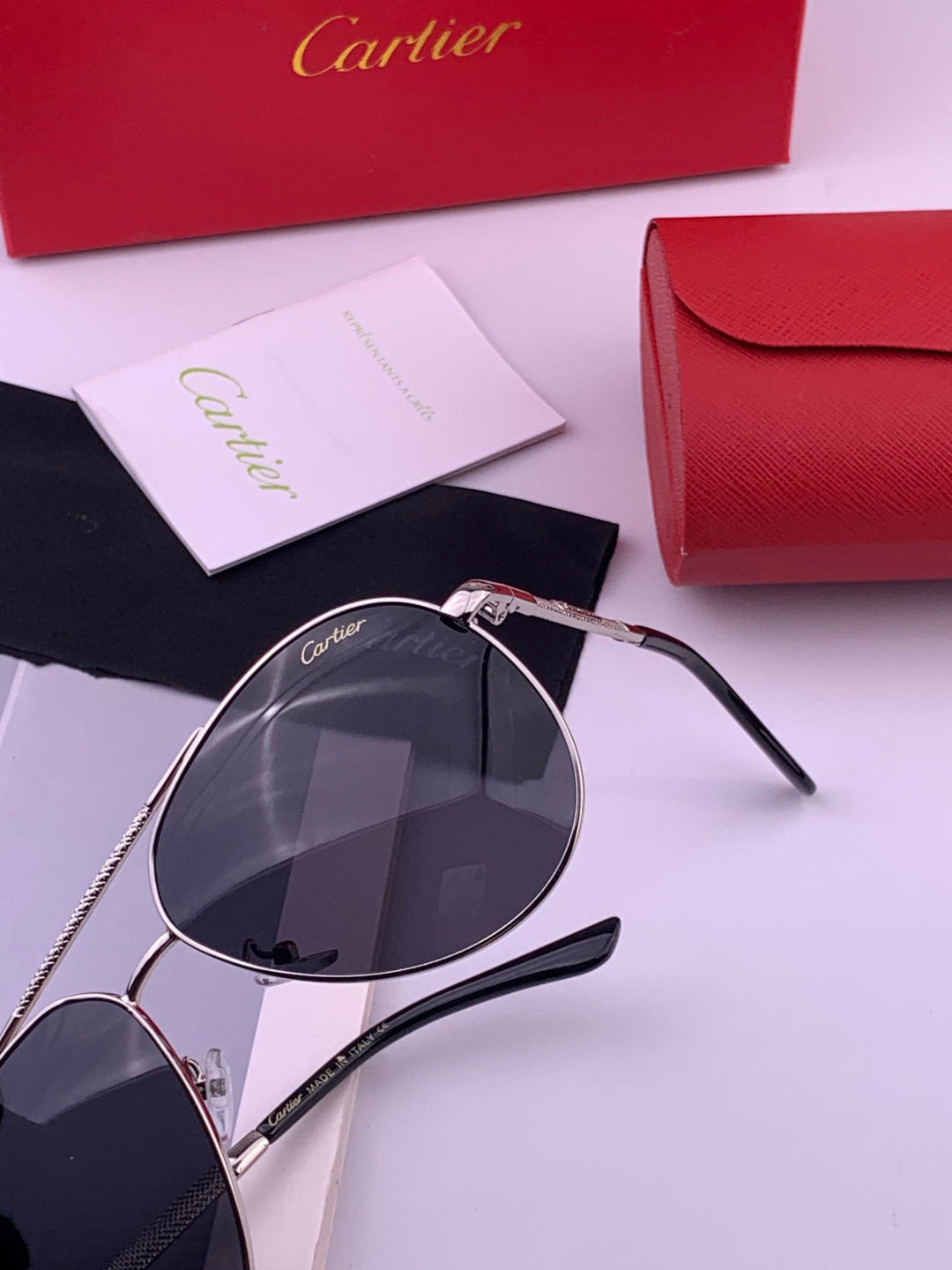 Cartier CK4080 Polarized Fashion Gold Lens Sunglasses for Men & Women - 382833 - detail image 3