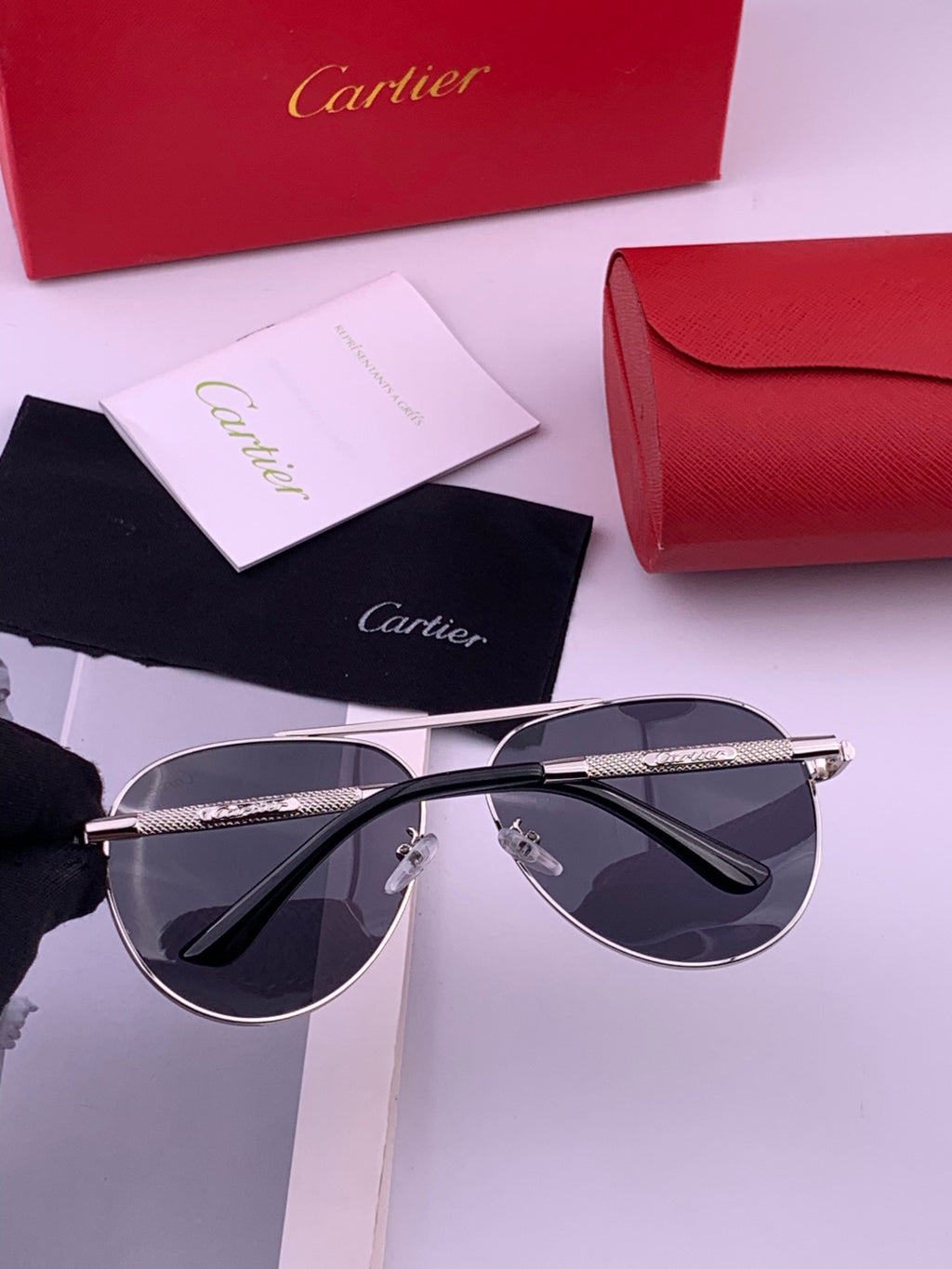 Cartier CK4080 Polarized Fashion Gold Lens Sunglasses for Men & Women - 382833 - detail image 4
