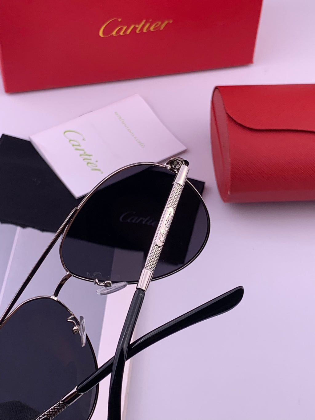 Cartier CK4080 Polarized Fashion Gold Lens Sunglasses for Men & Women - 382833 - detail image 5