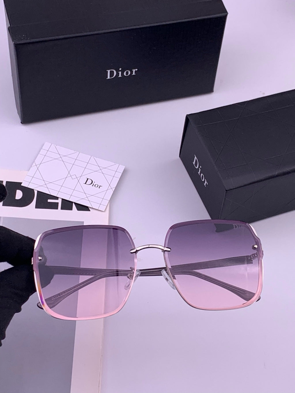 Gucci CH4628 Metal Fashion Red Lens Sunglasses for Men & Women