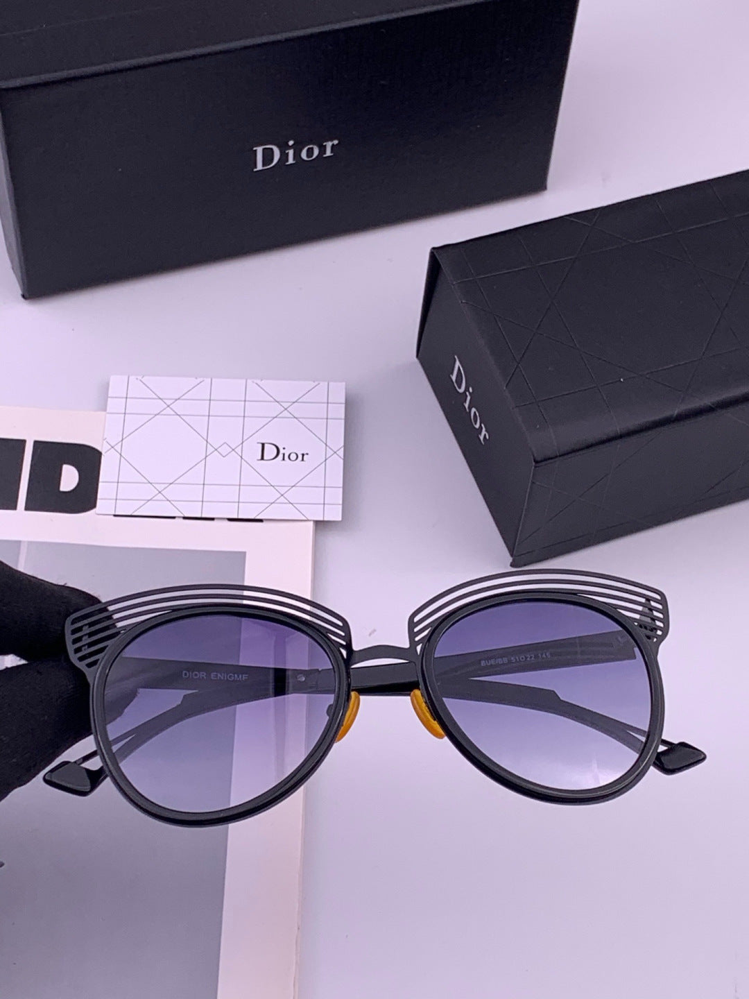 Dior CD11 Round Orange Lens Sunglasses for Women - 382447