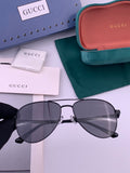 Gucci G0881 Polarized Aviator Blue Lens Sunglasses for Men & Women