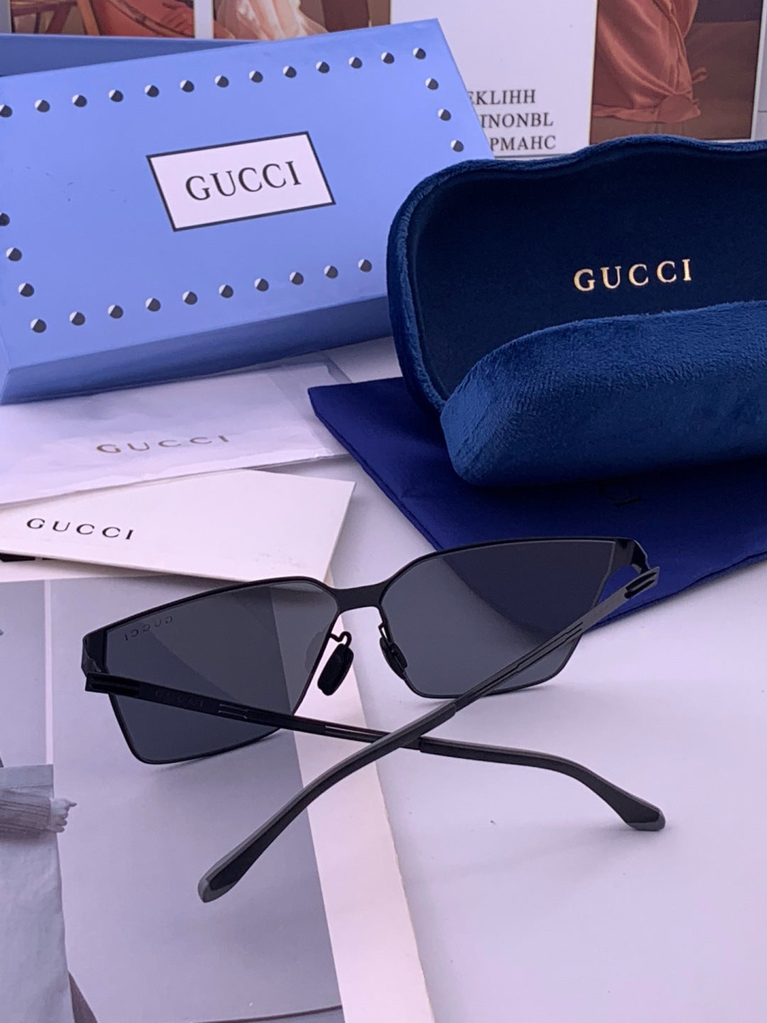 Gucci G7882 Polarized Fashion Orange Lens Sunglasses for Men & Women - 381974 - detail image 6