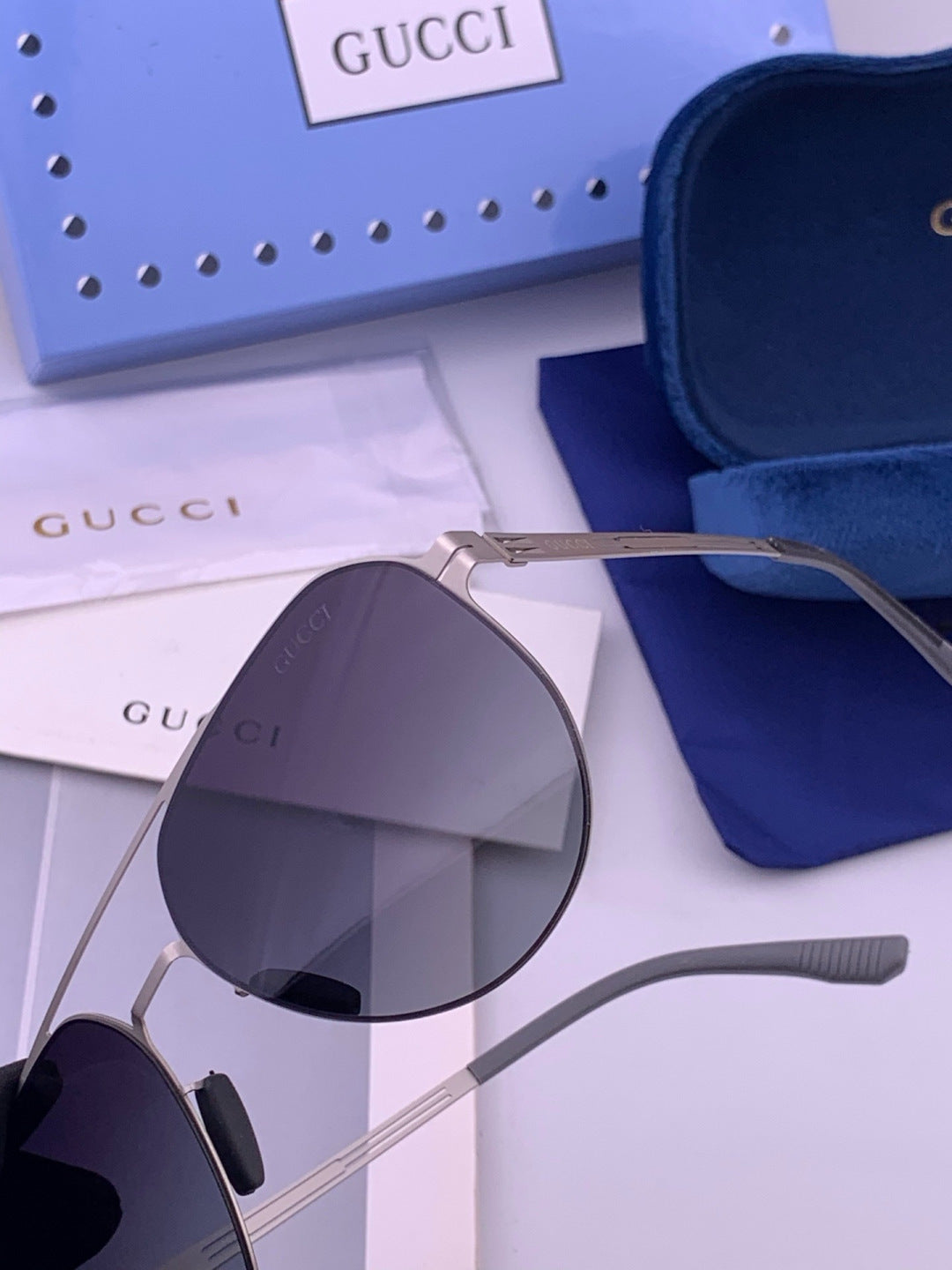Gucci G139 Fashion Orange Lens Sunglasses for Men & Women - 381977 - detail image 3