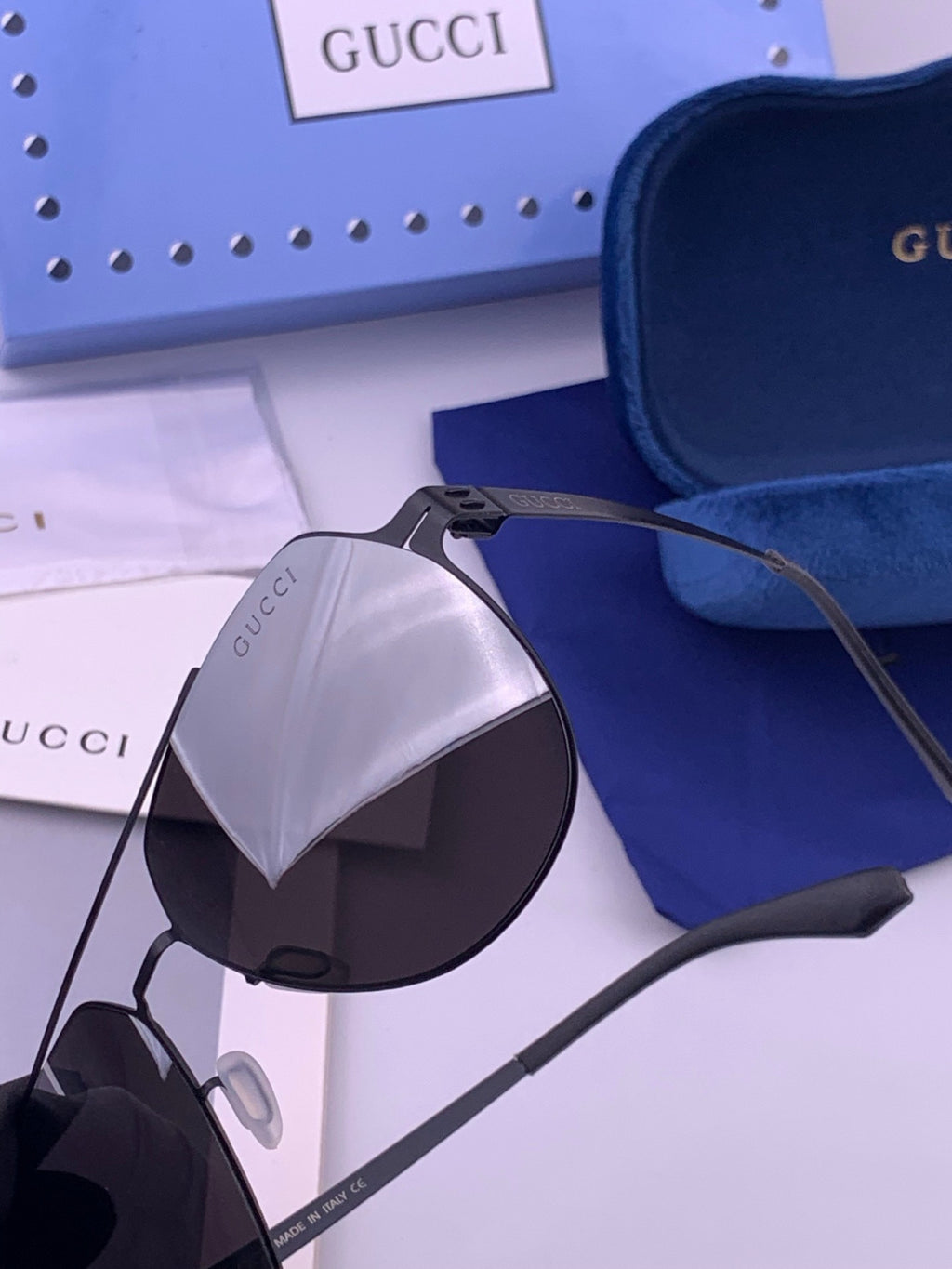 Gucci G3501 Fashion Gold Lens Sunglasses for Men & Women - 381982 - detail image 3