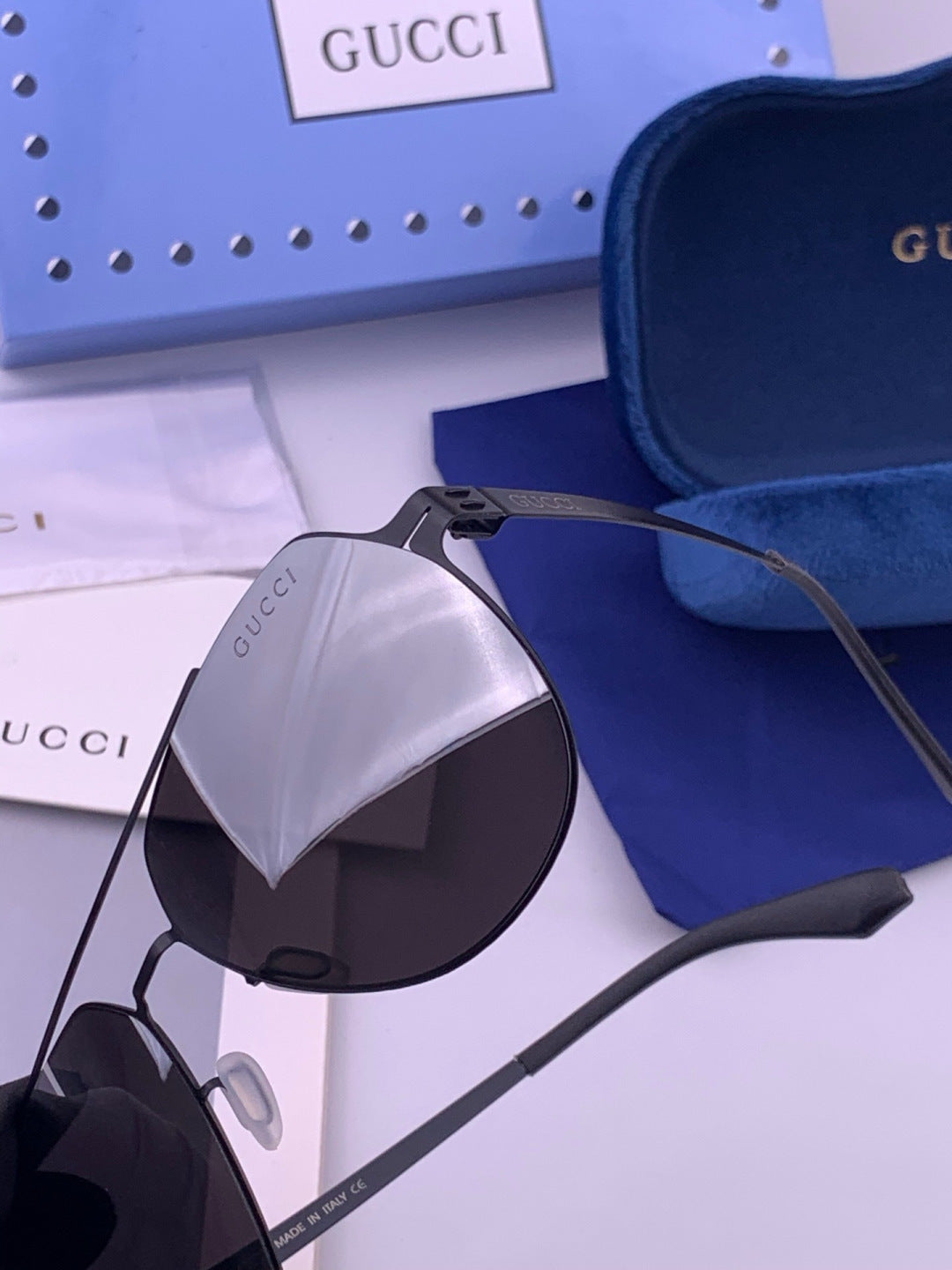 Gucci G3501 Fashion Gold Lens Sunglasses for Men & Women - 381982 - detail image 3