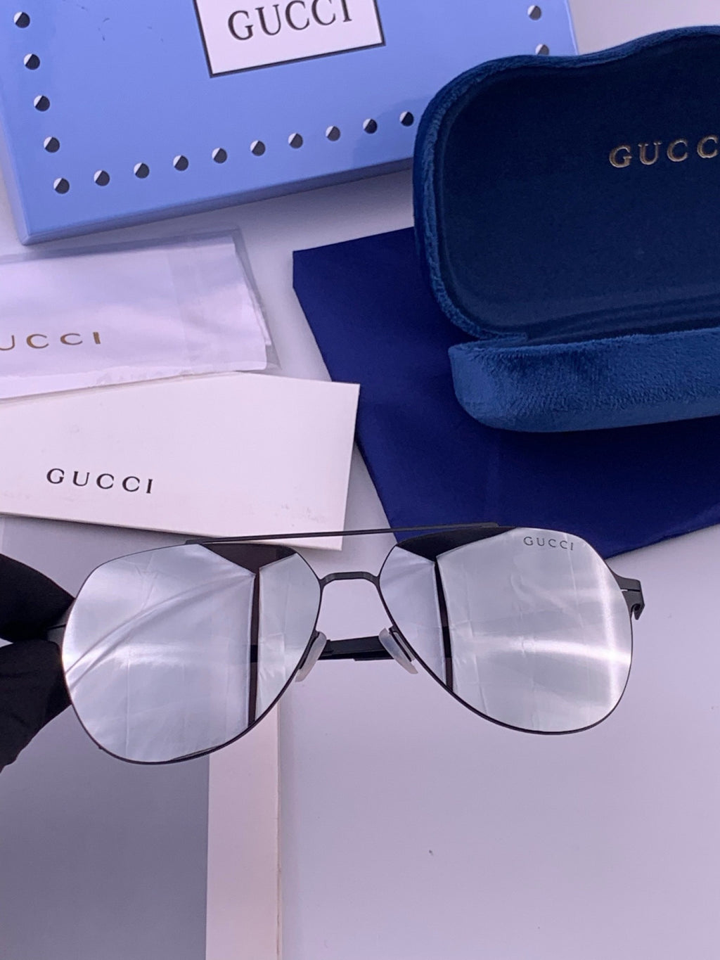 Gucci G3501 Fashion Gold Lens Sunglasses for Men & Women - 381982