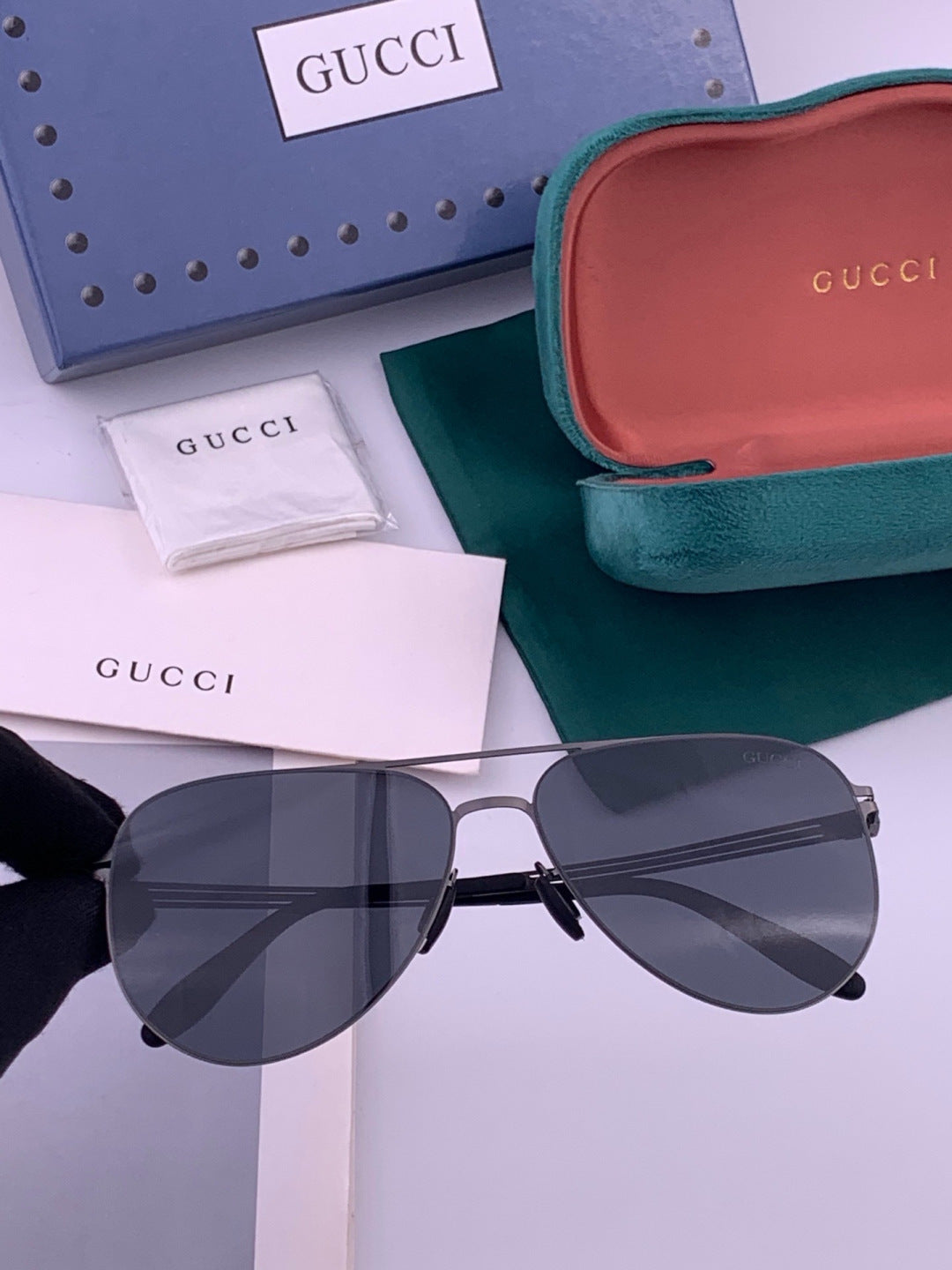 Gucci G1381 Fashion Gold Lens Sunglasses for Men & Women - 381986
