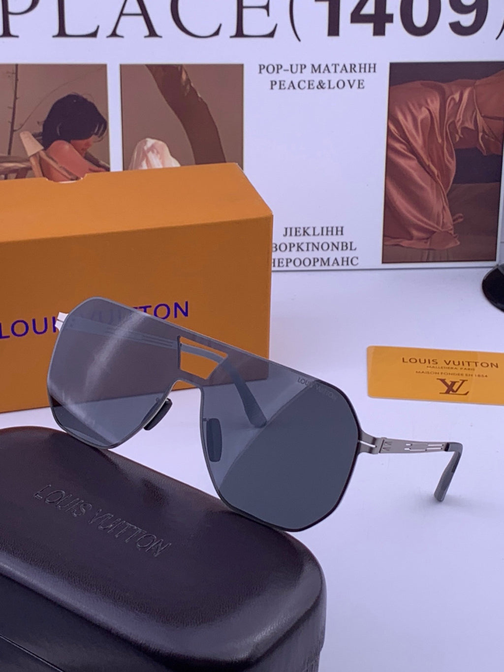 Louis Vuitton L010 Fashion Gold Lens Sunglasses for Men & Women - detail image 2