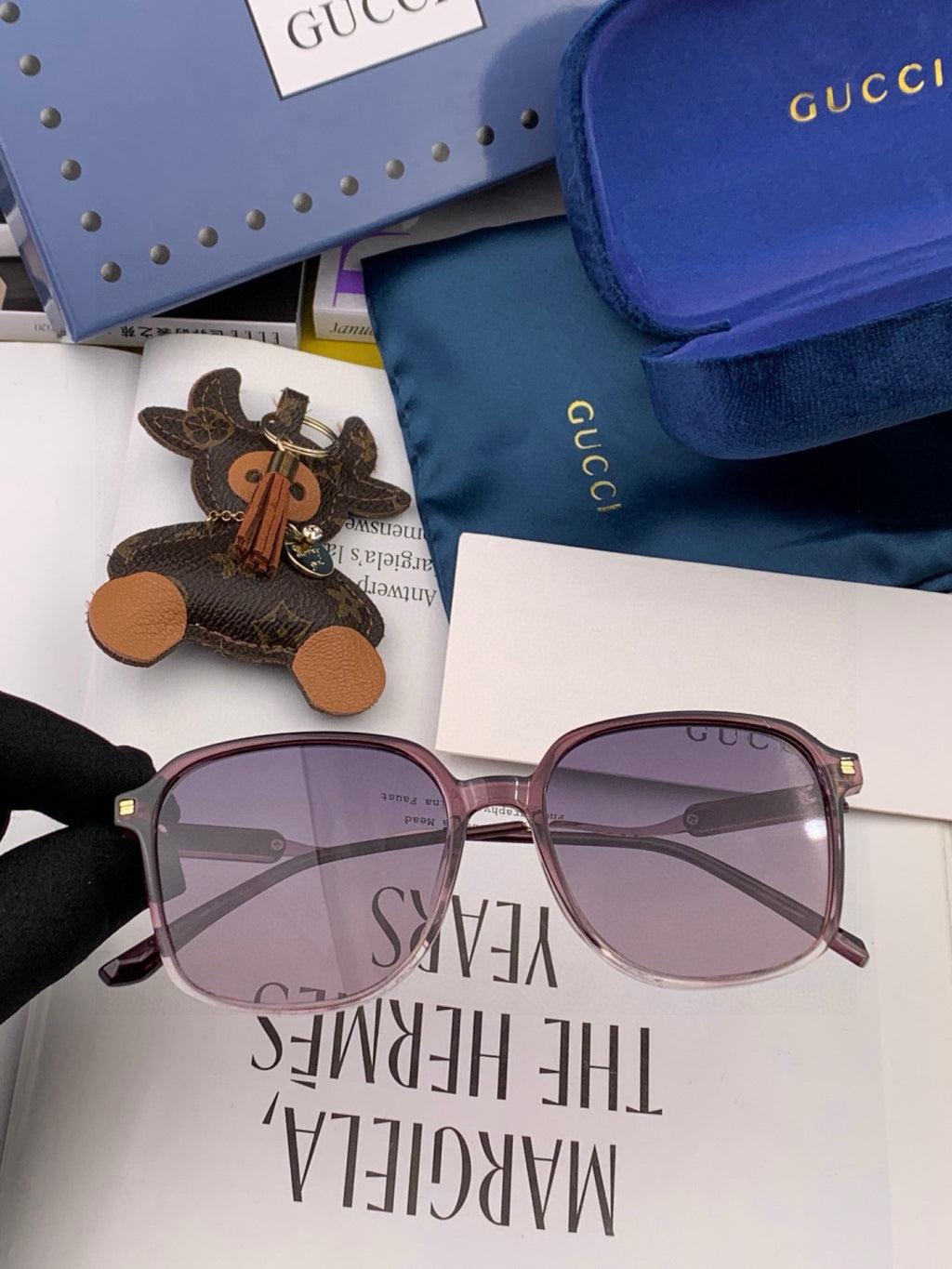 Gucci G7231 Metal Fashion Gold Lens Sunglasses for Men & Women - detail image 2