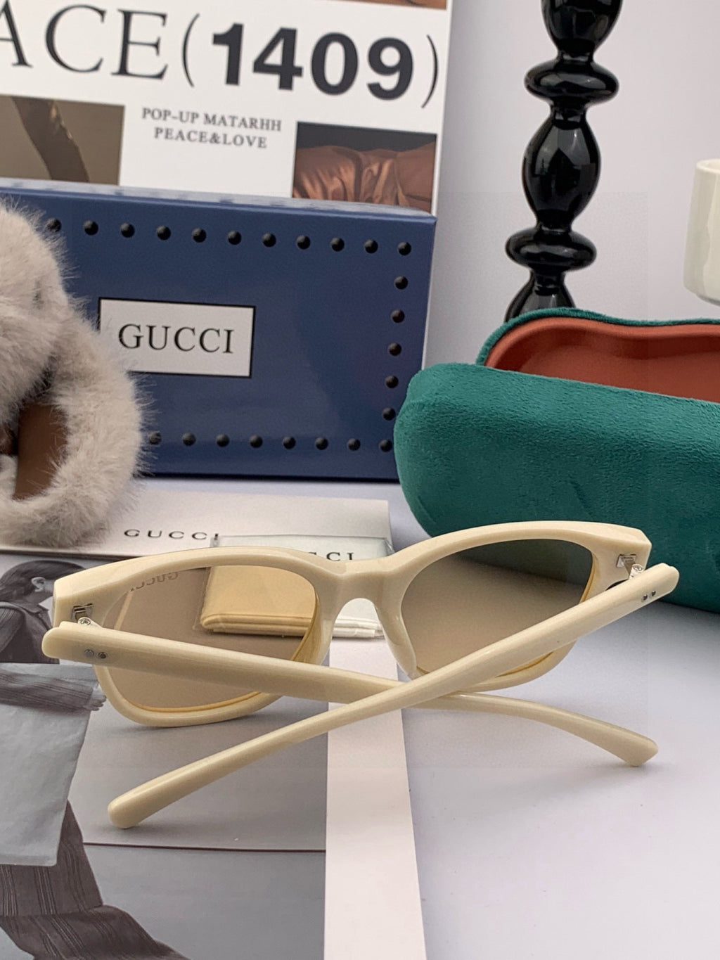 Gucci G35504 Polarized Fashion Gold Lens Sunglasses for Men & Women - 398415 - detail image 4