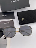 Chanel CH7827 Fashion Gold Lens Sunglasses for Men & Women