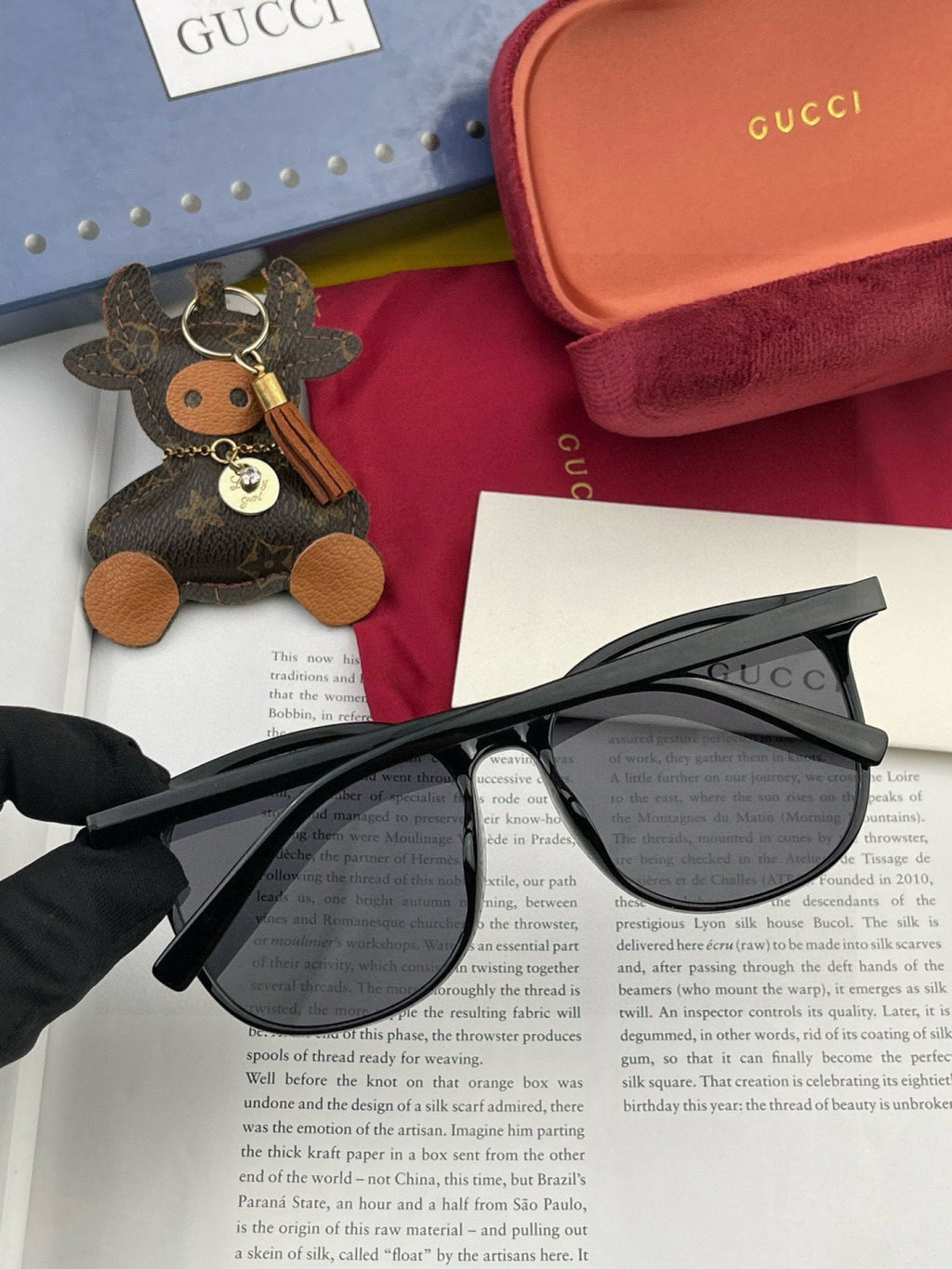 Gucci G9369 Polarized Round Silver Lens Sunglasses for Men & Women - 398417 - detail image 3