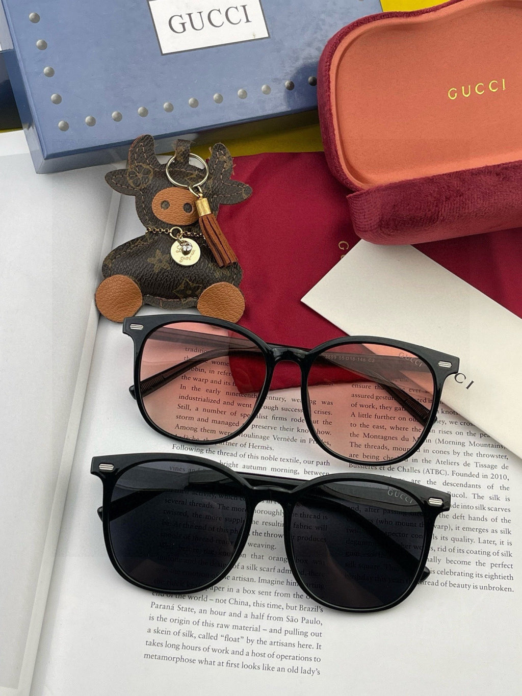 Gucci G9369 Polarized Round Silver Lens Sunglasses for Men & Women - 398417 - detail image 4