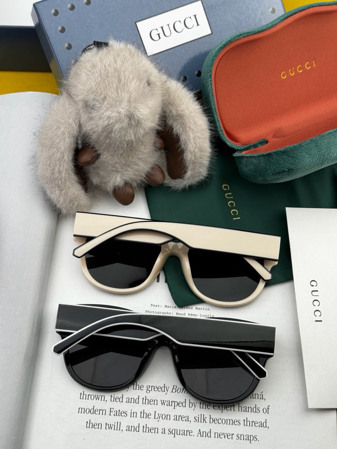 Gucci G1907 Polarized Round Black Lens Sunglasses for Women - 398408 - detail image 4