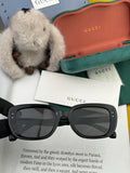 Gucci G5906 Polarized Square Black Lens Sunglasses for Men & Women - 398409