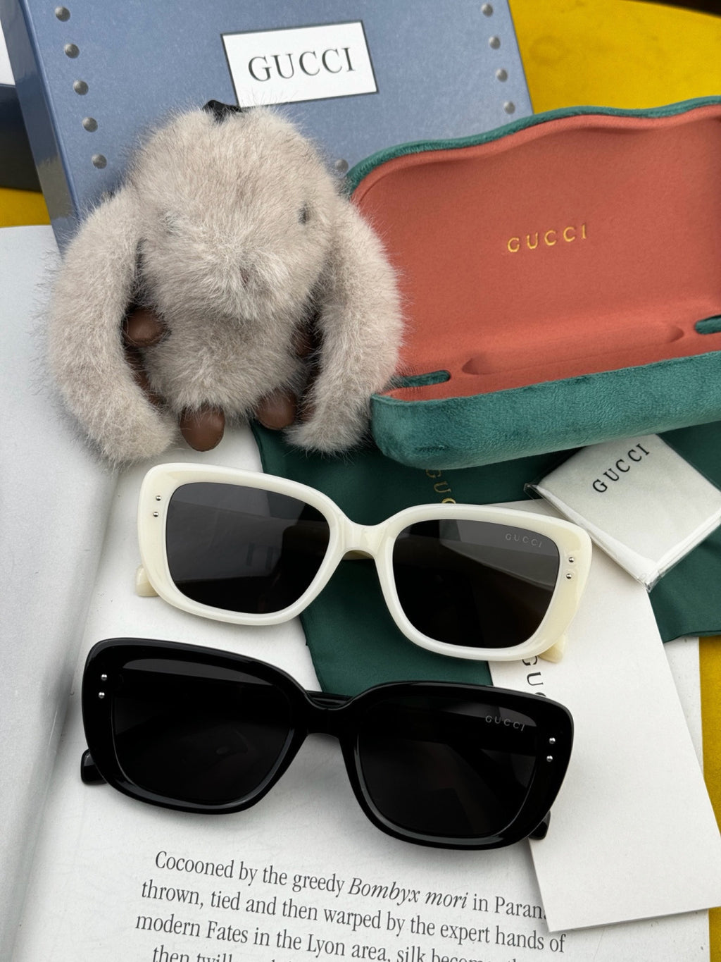 Gucci G5906 Polarized Square Black Lens Sunglasses for Men & Women - 398409 - detail image 4