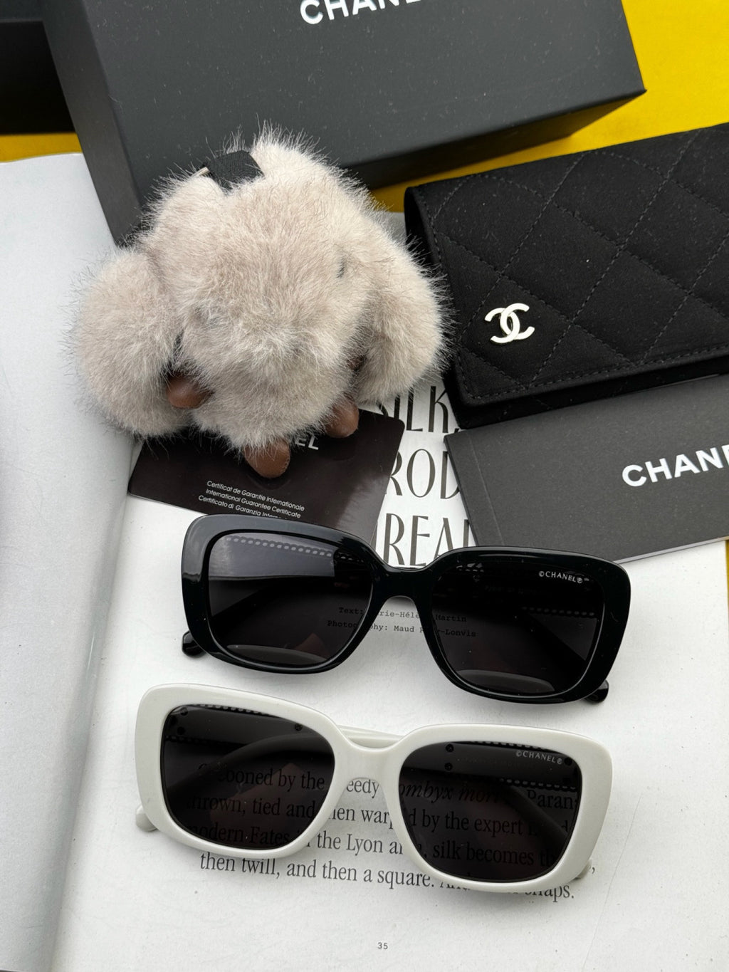 Chanel CH1908 Polarized Square Red Lens Sunglasses for Women - 398567 - detail image 7